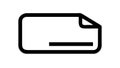 Flat style document icon with text lines, representing data or file, vector design Generative AI Royalty Free Stock Photo