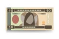 Paper money 10 NFK. Nakfa Vector Illustration. Eritrea money set bundle banknotes