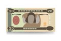 Paper money 20 NFK. Nakfa Vector Illustration. Eritrea money set bundle banknotes