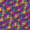 Flat style smoke seamless pattern.