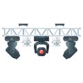 Flat style stage metal truss concert lighting equipment