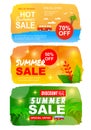 Flat Summer Sales Set with Best Seasonal Offers