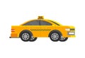 Flat Taxi Illustration