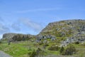 Flat topped bedrock hills along Newfoundland highway