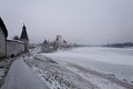 Pskov Krom. Winter Pskov