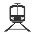 Flat train icon