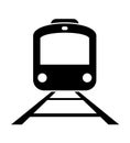 Flat train icon