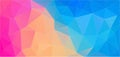 Flat triangle geometric background for design - Vector