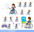 Flat type business women_wheelchair-Lifestyle