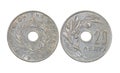 Countries` old coins, year 1959 Royalty Free Stock Photo