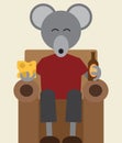 Mouse with Beer and Cheese