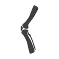 Flat Vector Conceptual Illustration of Knee Joint Icon