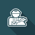 Worker icon Royalty Free Stock Photo