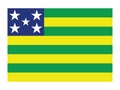 Flag of GoiÃÂ¡s Statev Royalty Free Stock Photo