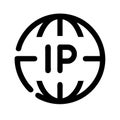 IP Address icon Royalty Free Stock Photo