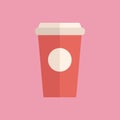 Coffee / Jucie Paper Cup Illustration / Icon