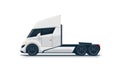 Modern Futuristic Isolated Semi Truck