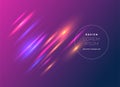 Flat vector. Minimal geometric background. Dynamic shapes composition. Eps10 vector Royalty Free Stock Photo