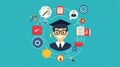 Graduate Success: Skills & Resources Royalty Free Stock Photo