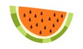 Flat Watermelon Slice