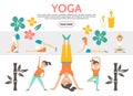 Flat Yoga Elements Set