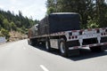 Flatbed Semi Truck with Freight