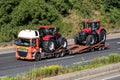 Flatbed truck Royalty Free Stock Photo