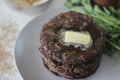 Flatbread with finger millet and fenugreek leaves served with masala curd. It is also called Nachni methi thepla, a healthy and