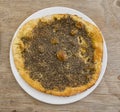 Flatbread with zaatar, Thyme and sesame pastry, Zaatar Pita