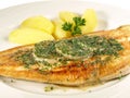 Flatfish with Potatoes