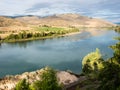 Flathead river near Perma, Montana, USA Royalty Free Stock Photo