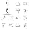 flathead screwdriver icon. construction icons universal set for web and mobile Royalty Free Stock Photo