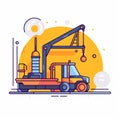 a flaticon of a construction site8 Royalty Free Stock Photo