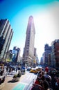 The Flatiron building in New York Royalty Free Stock Photo