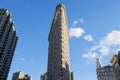Flatiron Building - one of the first skyscrapers - New York City USA Royalty Free Stock Photo