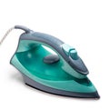 Flatiron electric iron Modern clothes isolated on Royalty Free Stock Photo