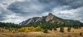 Flatiron Mountain Range panorama Royalty Free Stock Photo