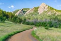 Flatiron Peaks near Boulder, Colorado Royalty Free Stock Photo