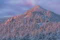 Flatirons on Bear Mountain at Sunrise Royalty Free Stock Photo