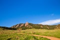 Flatirons Boulder Colorado Chautauqua Park Royalty Free Stock Photo