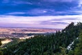 Flatirons in Boulder, Colorado Royalty Free Stock Photo