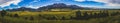 Boulder Flatirons Panorama Royalty Free Stock Photo