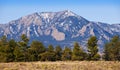 The Flatirons Mountains near Boulder, Colorado Royalty Free Stock Photo