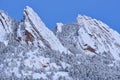 Flatirons Snow Flocked