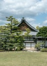 The flatland palace Nijo Castle in Kyoto. Royalty Free Stock Photo