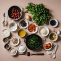 Flatlay of minimalist cook - 1