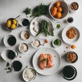 Flatlay of minimalist cook - 1