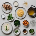 Flatlay of minimalist cook - 1