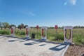 Tesla Supercharger in Flatonia, Texas, USA