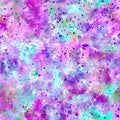 Flattened Bath Bomb Watercolor Seamless